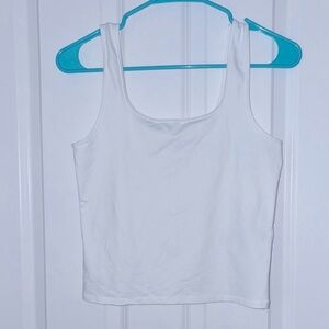 Abercrombie & Fitch White Tank Top